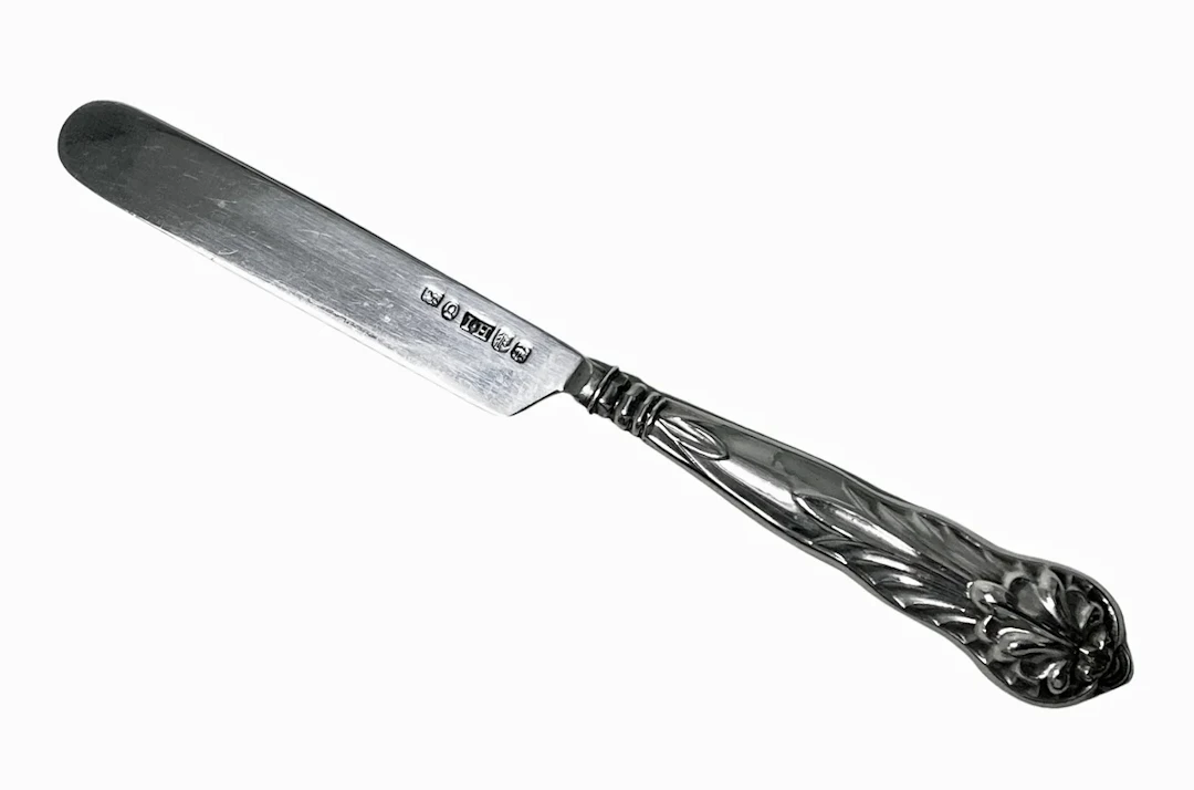 Rare Antique Silver small Travel Knife Birmingham 1838 J. Hilliard