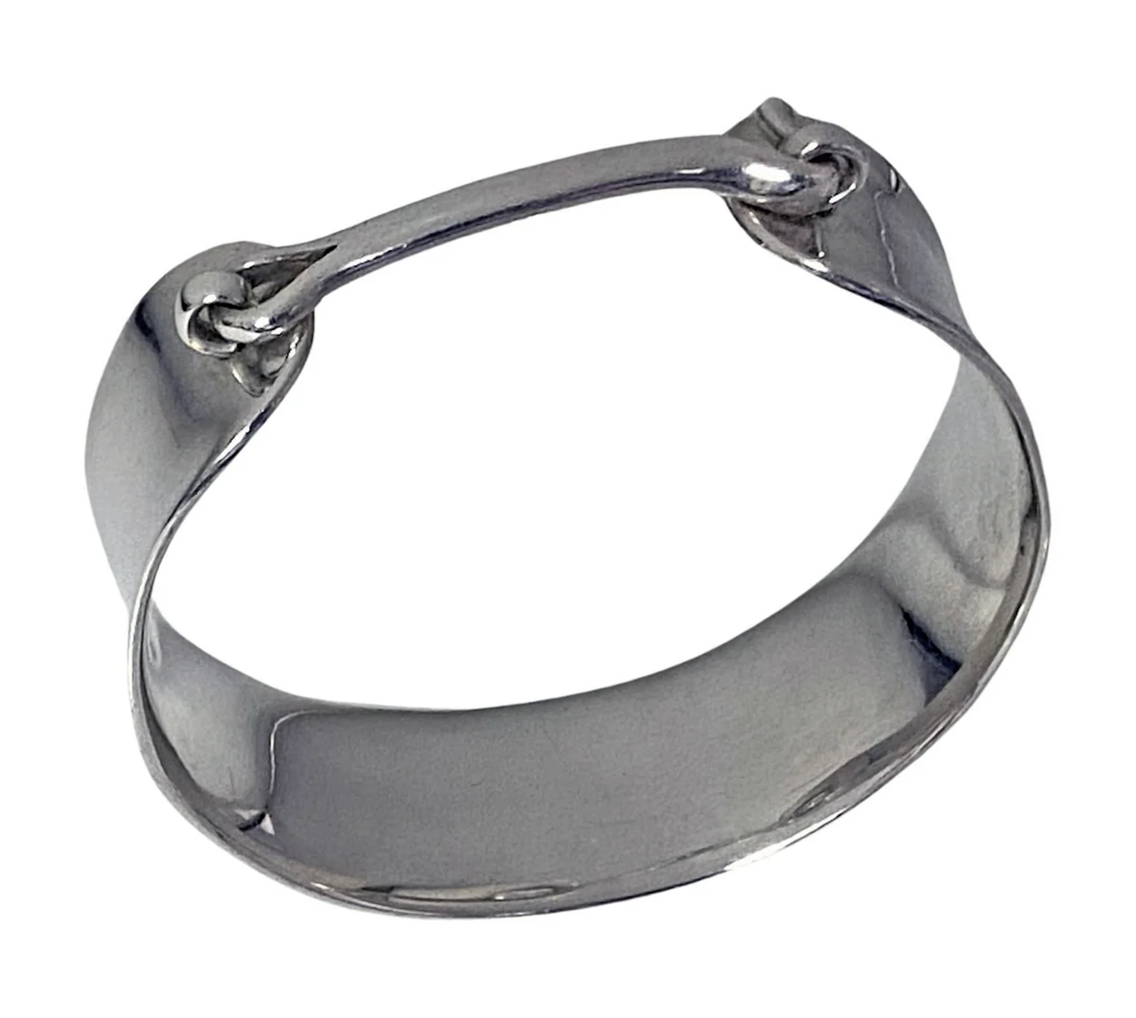 Vivianna Torun rare Sterling Silver Cuff Bangle C.1960