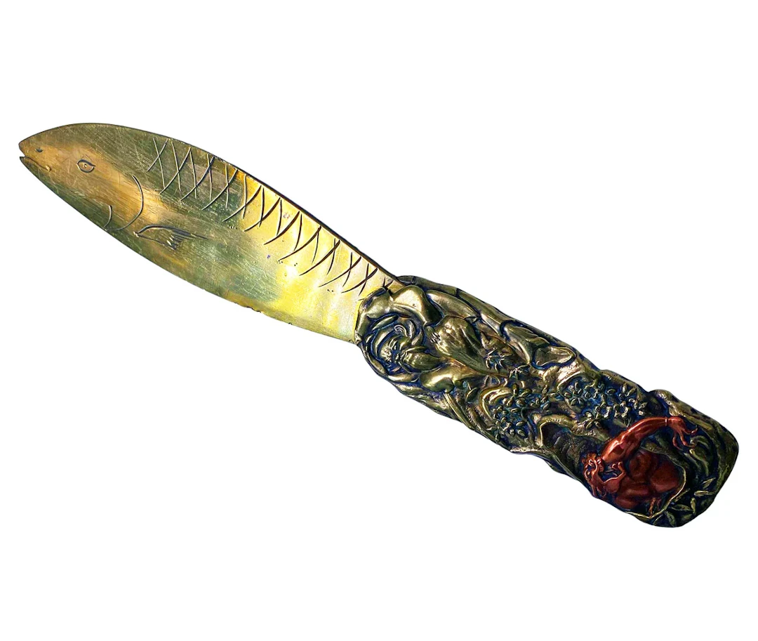 Japanese 19th century Mixed Metals, Letter Opener C.1880