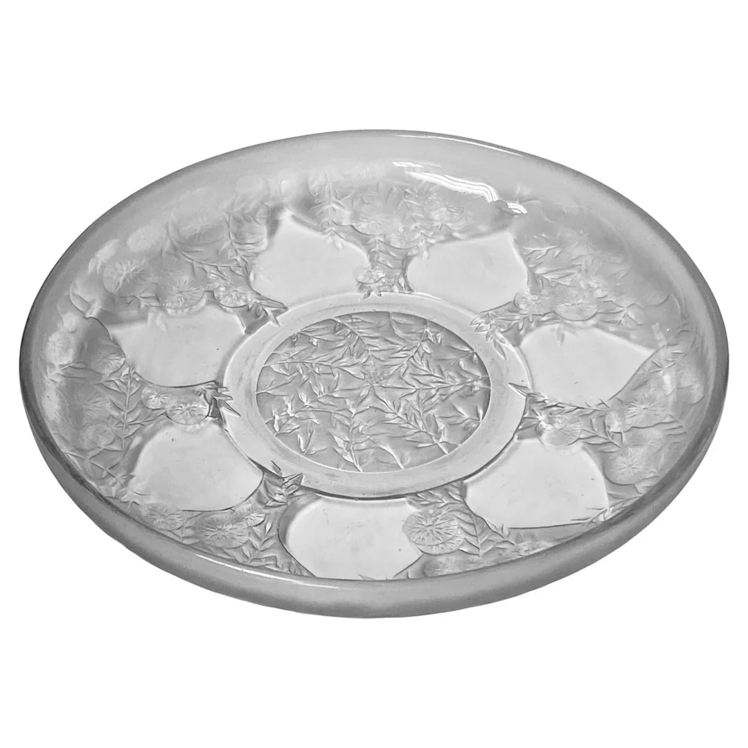 1920's René Lalique Verrerie d'Alsace shallow bowl vases dish