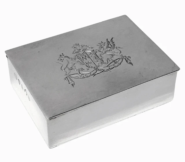 Antique Georgian Silver box London 1793 Henry Chawner and John Emes