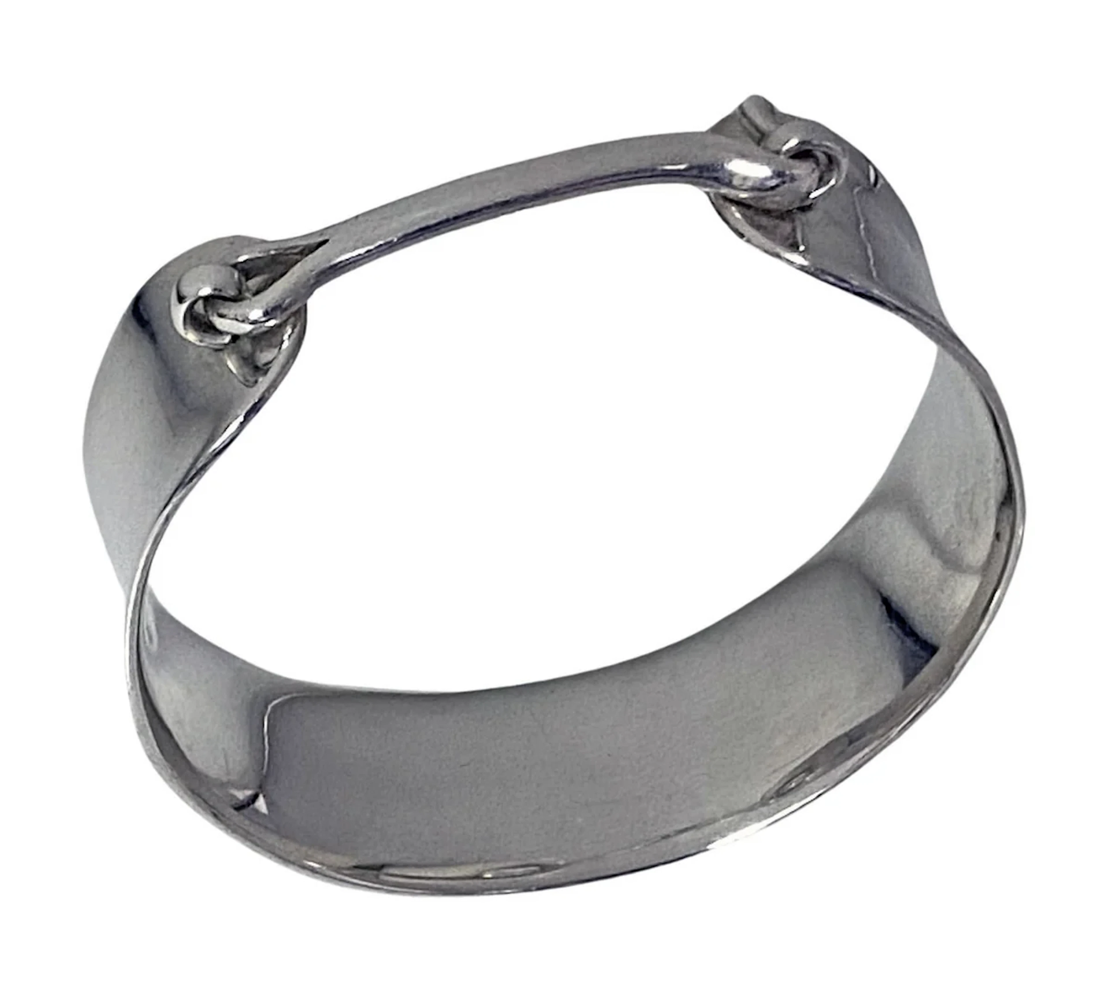 Vivianna Torun rare Sterling Silver Cuff Bangle C.1960