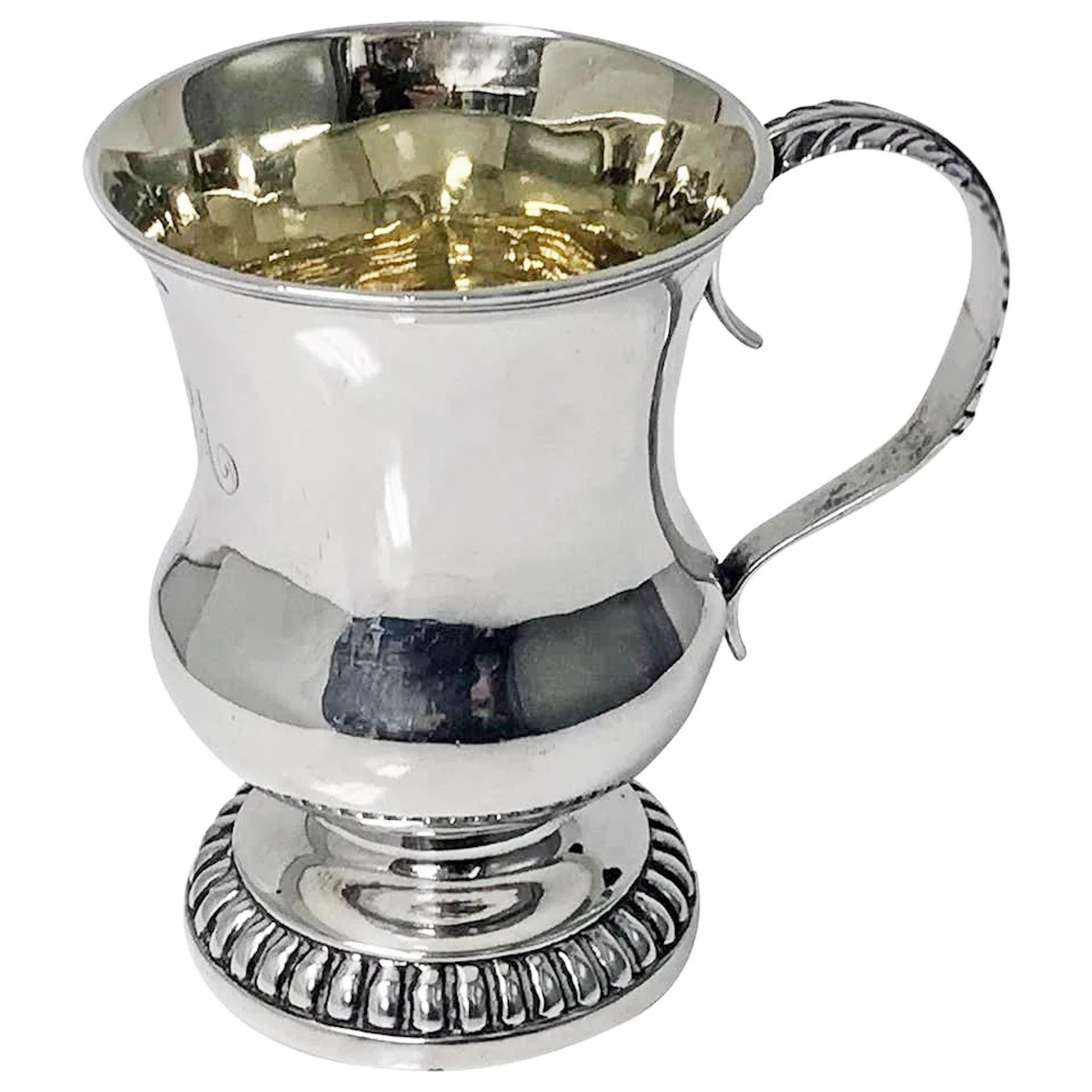 Provincial Scottish Aberdeen Georgian Silver Mug Tankard, George Booth