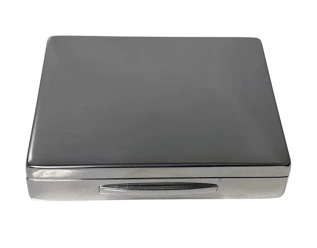 1950’s Bvlgari Italy Sterling Silver Mid Century Box