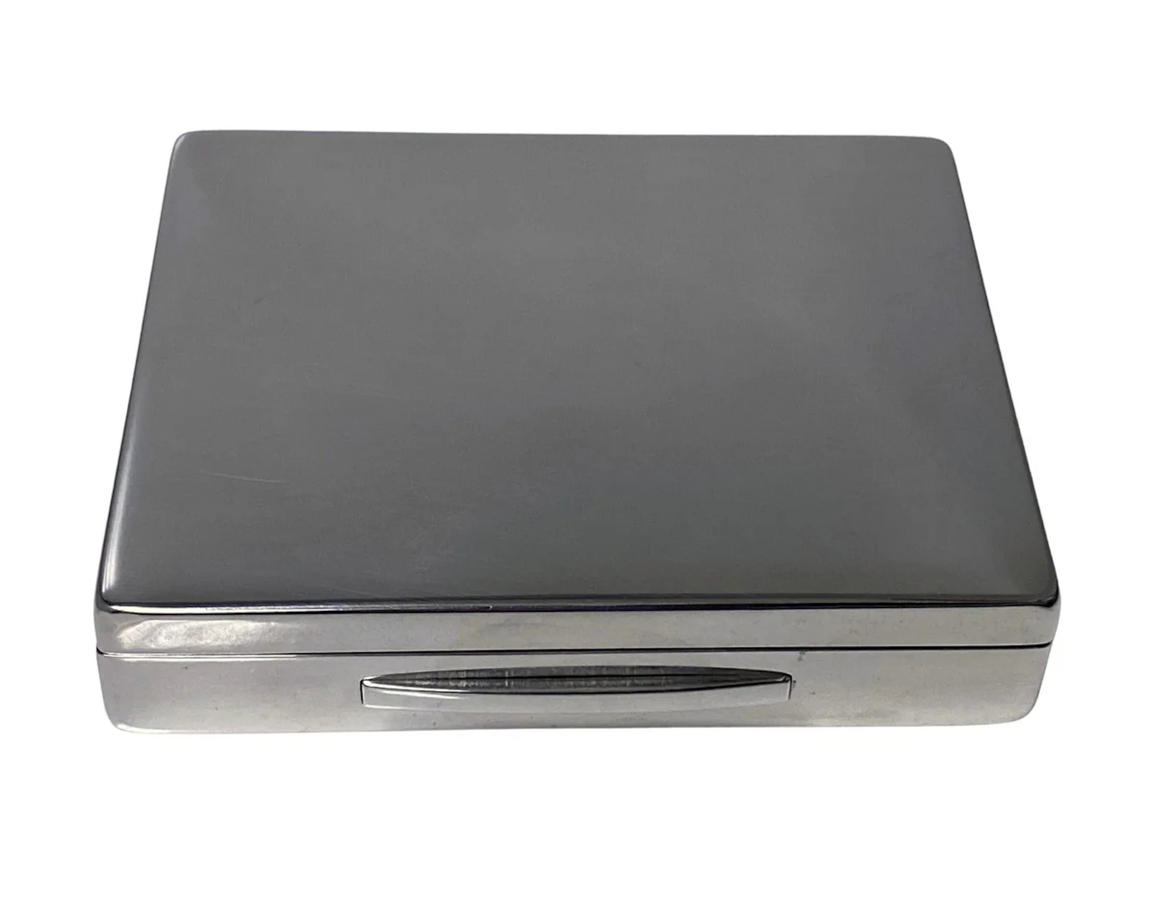 1950’s Bvlgari Italy Sterling Silver Mid Century Box