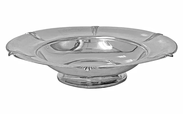 Art Deco Sterling Silver Centerpiece Dish, International Silver Co, C.1940