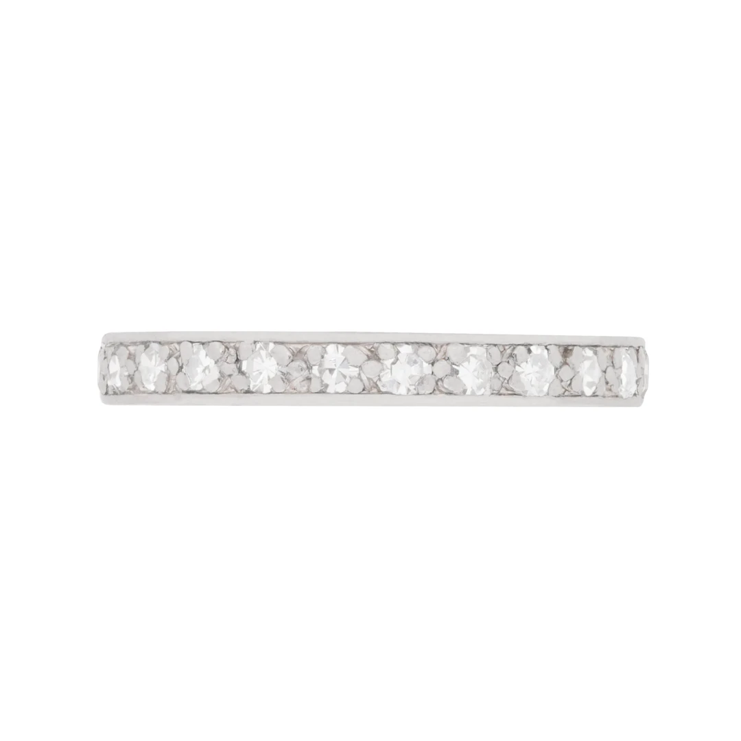 Art Deco Full Diamond Eternity Ring, c.1920s