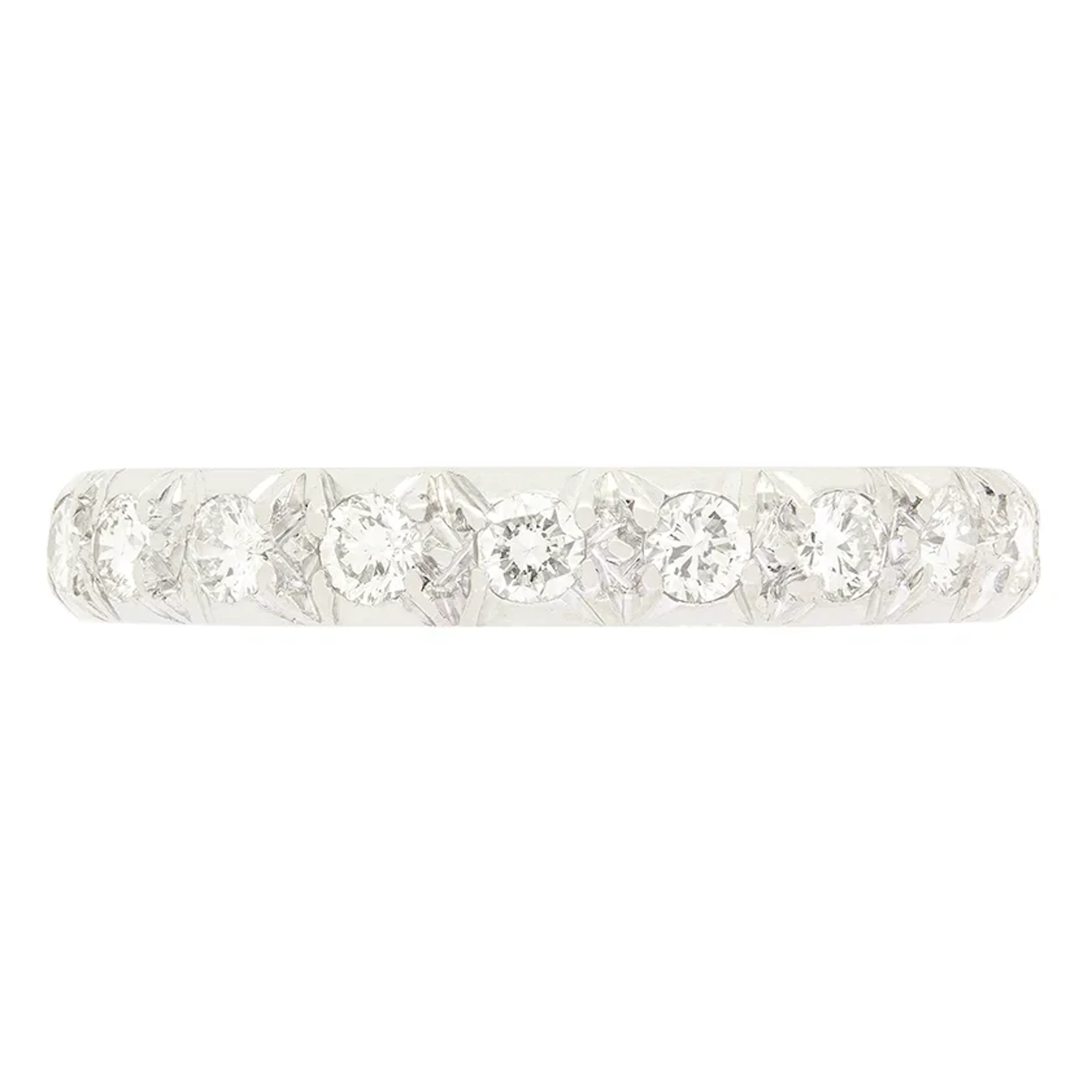 Late Deco 0.76ct Diamond Full Eternity Ring, c.1940s