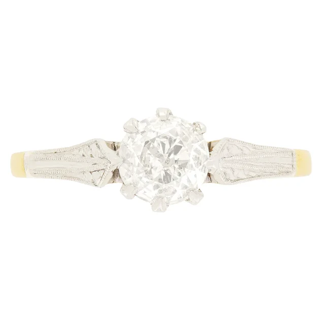 Antique 0.60ct Diamond Solitaire, c.1930s