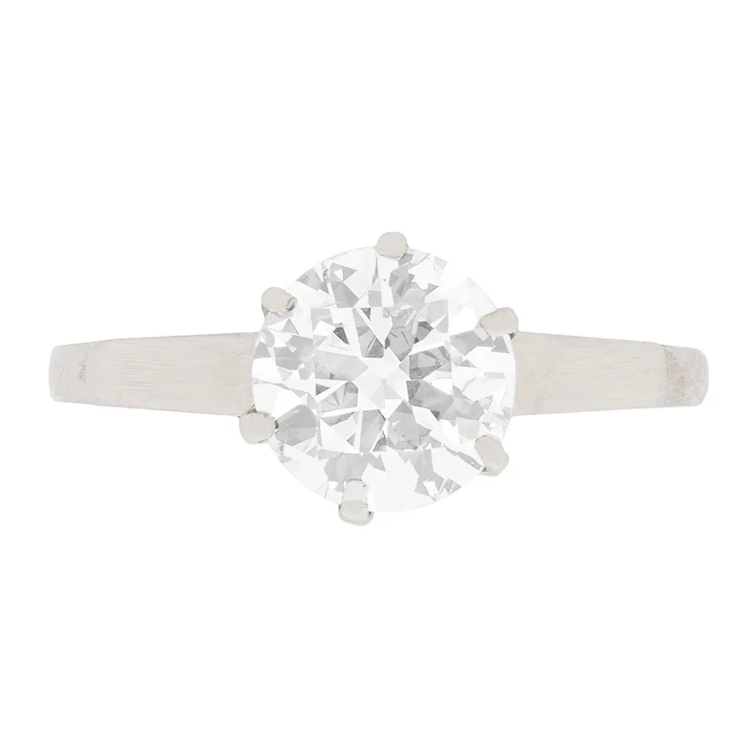 Art Deco 1.21ct Diamond Solitaire, c.1930s