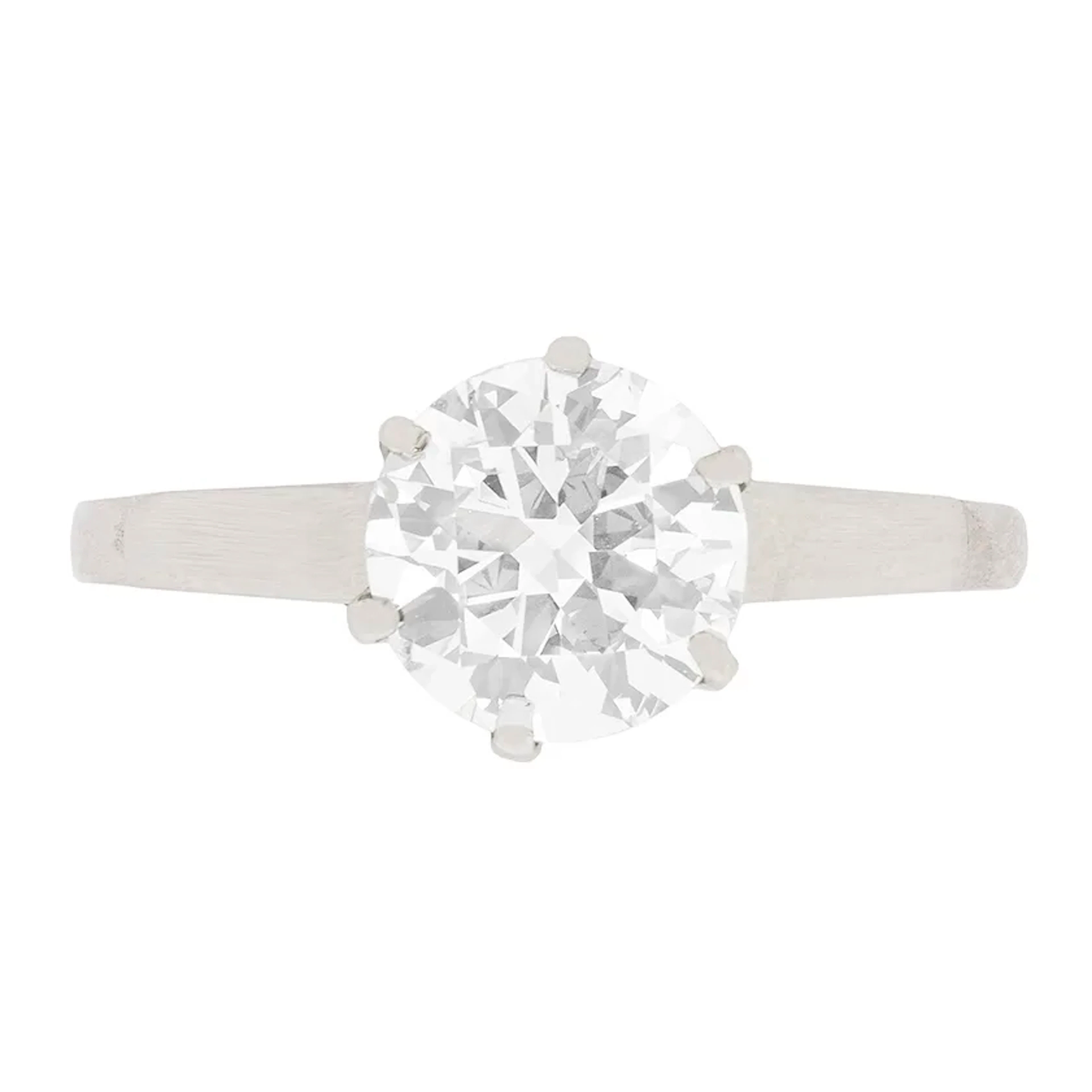 Art Deco 1.21ct Diamond Solitaire, c.1930s