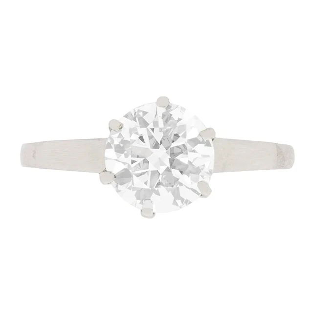 Art Deco 1.21ct Diamond Solitaire, c.1930s