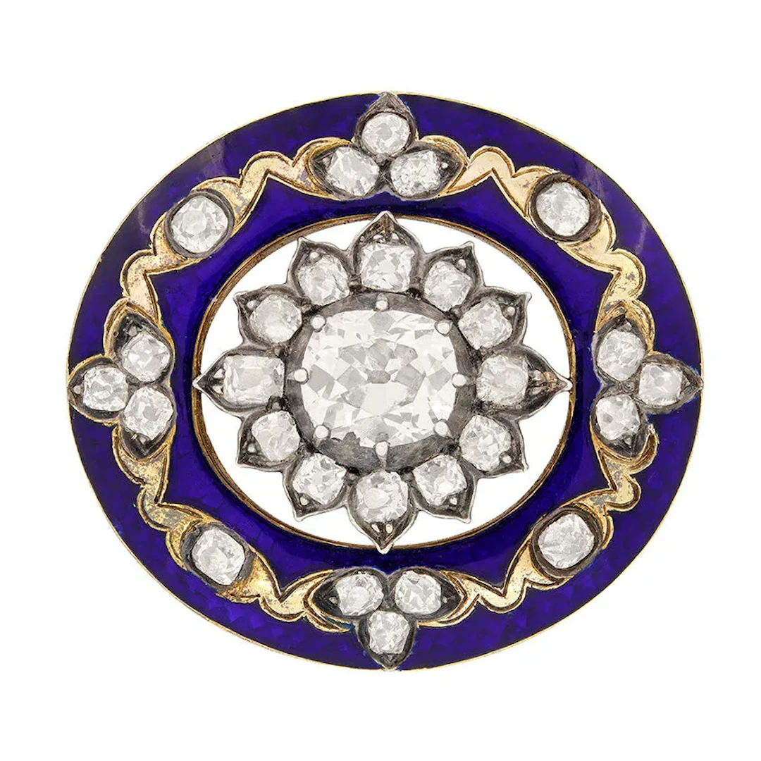 Victorian 1.88ct Diamond Brooch, c.1860s