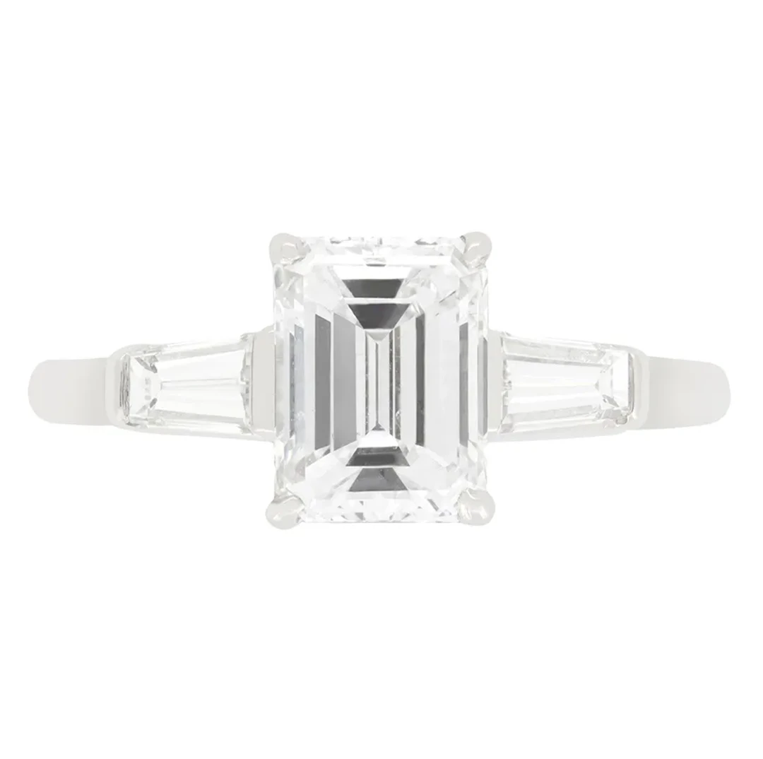 Vintage 1.55ct Diamond Solitaire Ring, c.1950s