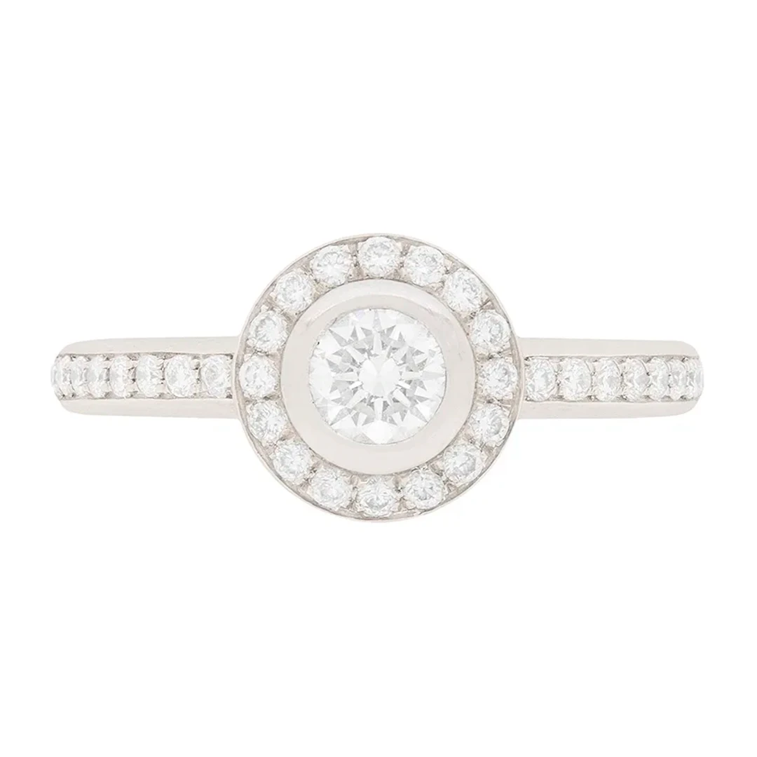 Theo Fennell Round Brilliant Cut Diamond Engagement Ring
