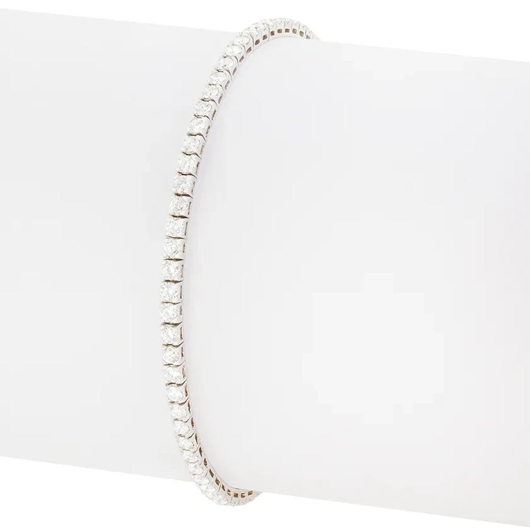 Contemporary 4.32ct Diamond Tennis Bracelet