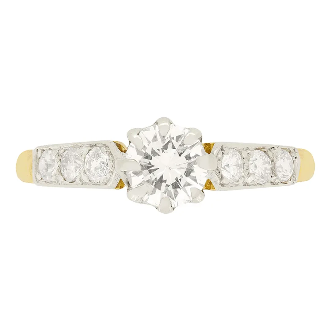 Late Deco 0.50ct Diamond Solitaire Ring, c.1930s