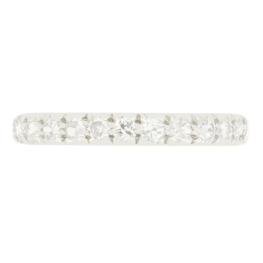 Art Deco 1.25ct Diamond Full Eternity Ring, c.1920s