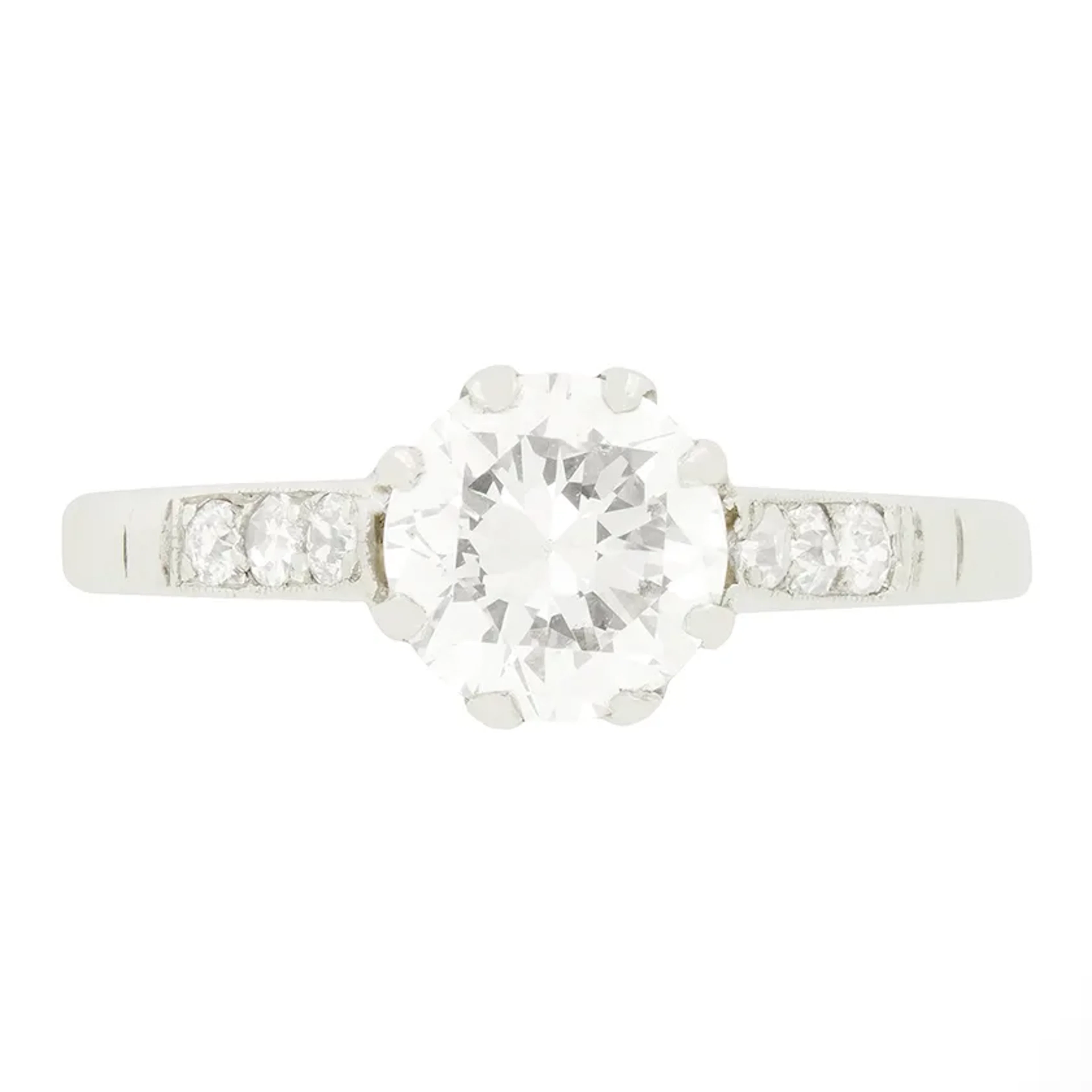 Art Deco 1.05ct Diamond Solitaire, c.1920s