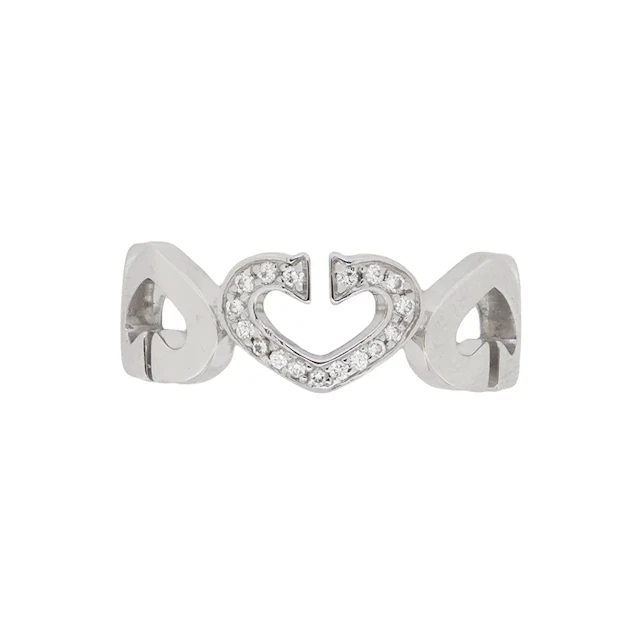 Cartier ‘C Heart’ Diamond Ring with Diamonds
