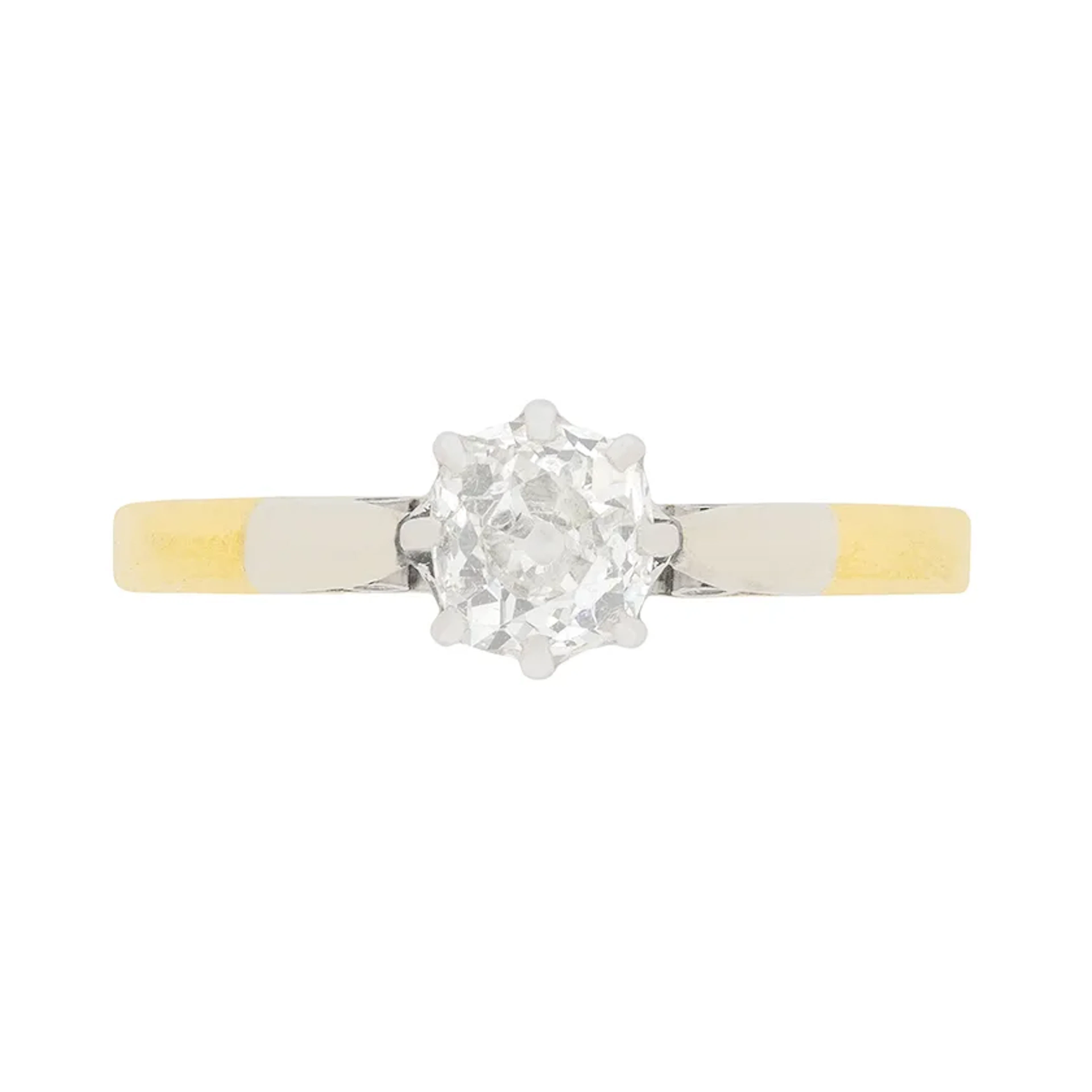 Edwardian 0.50ct Diamond Solitaire Engagement Ring, c.1910s