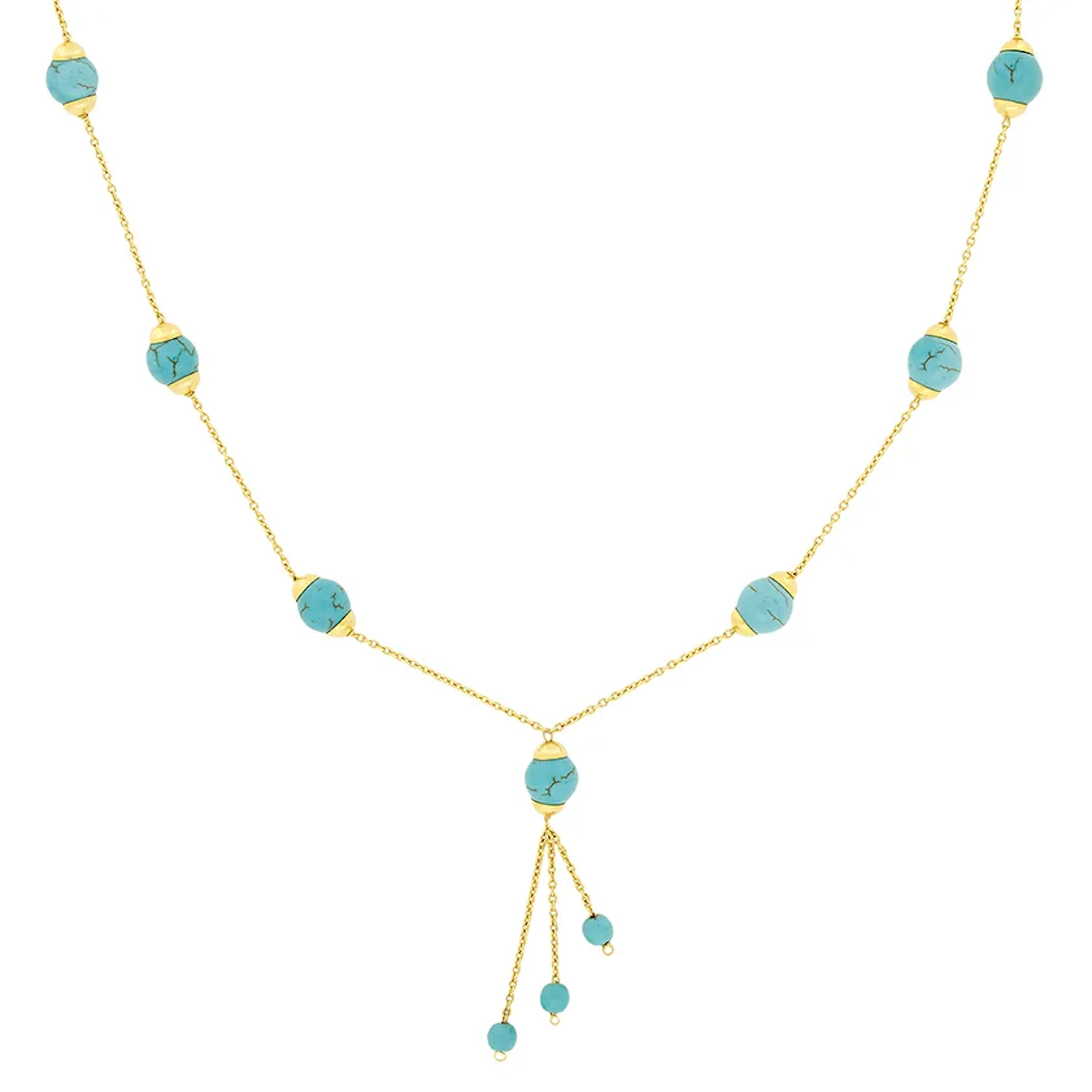 Vintage Turquoise Necklace, c.1970s