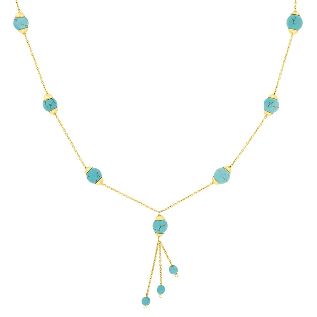Vintage Turquoise Necklace, c.1970s