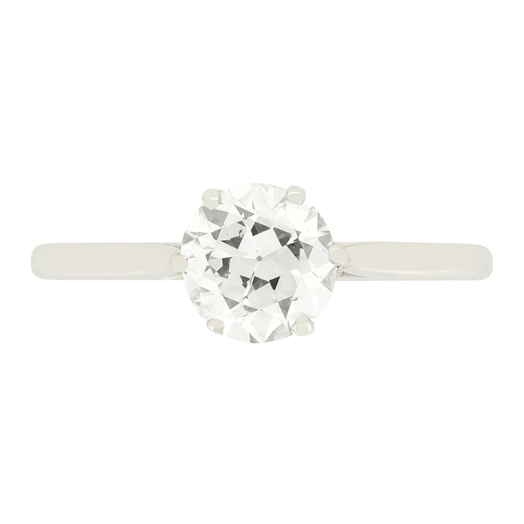 Art Deco 0.70ct Diamond Solitaire, c.1920s