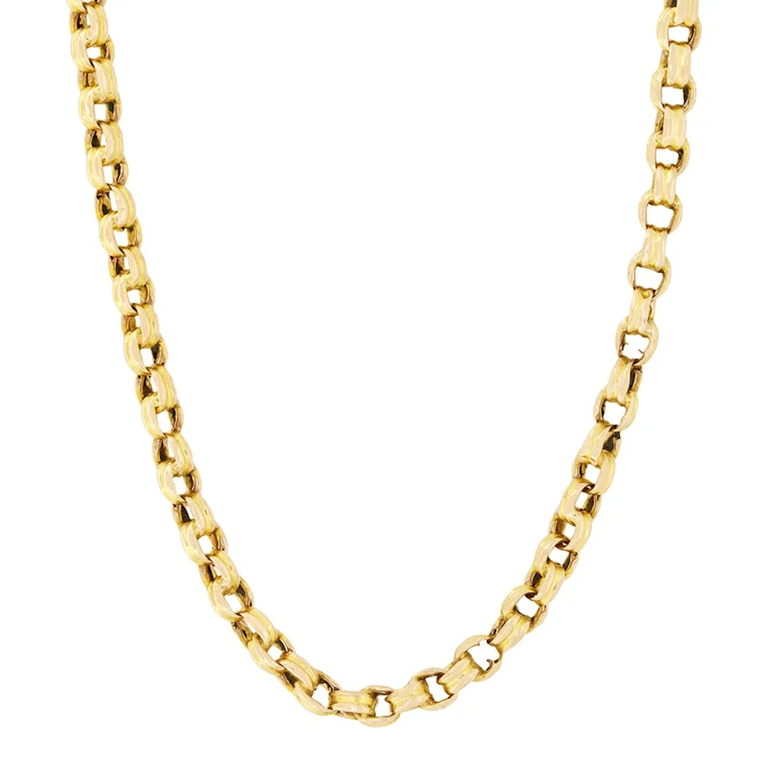 Victorian 9ct Gold Chain, c.1880s