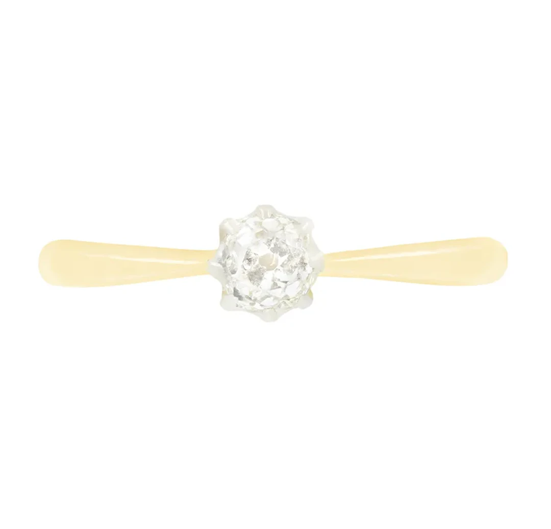 Edwardian 0.40ct Diamond Solitaire Ring, c.1910s
