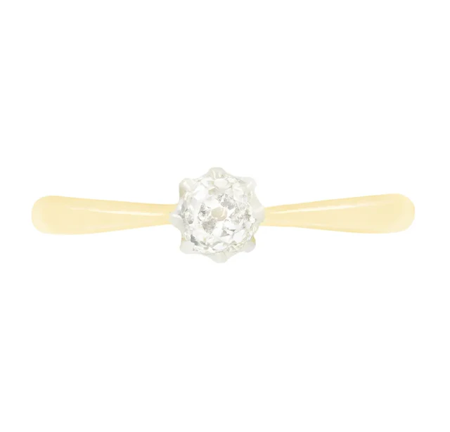 Edwardian 0.40ct Diamond Solitaire Ring, c.1910s