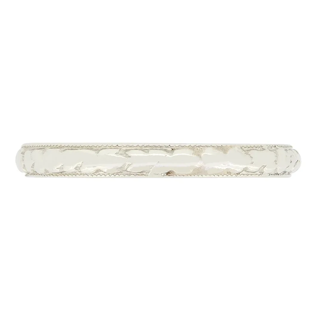 Art Deco Platinum Wedding Band, c.1920s