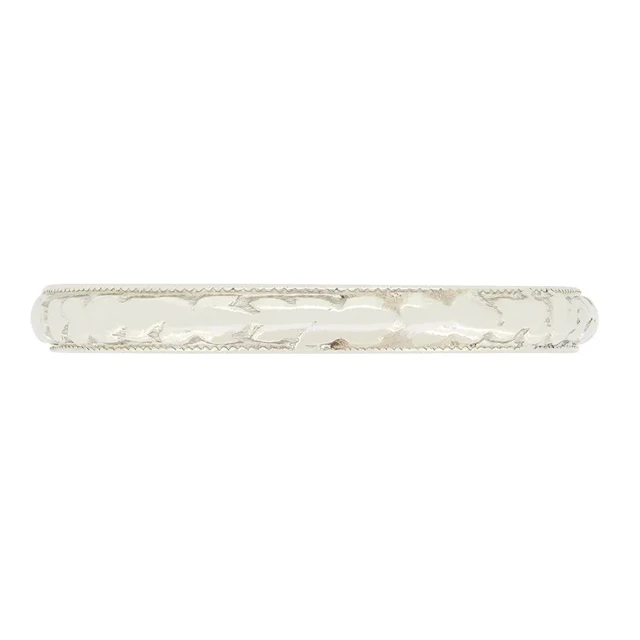 Art Deco Platinum Wedding Band, c.1920s