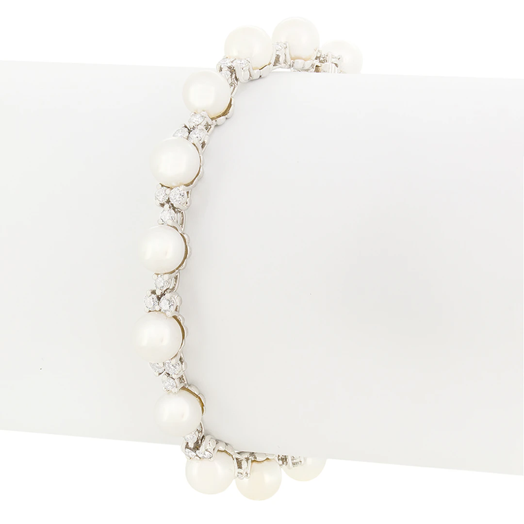 Tiffany & Co. Pearl and Diamond ‘Aria Victoria’ Bracelet