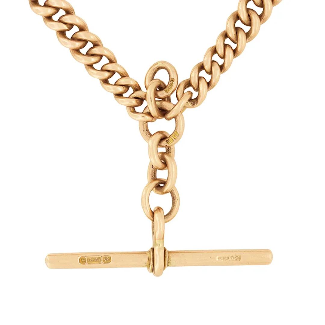 Antique 9ct Albert Chain, c.1919