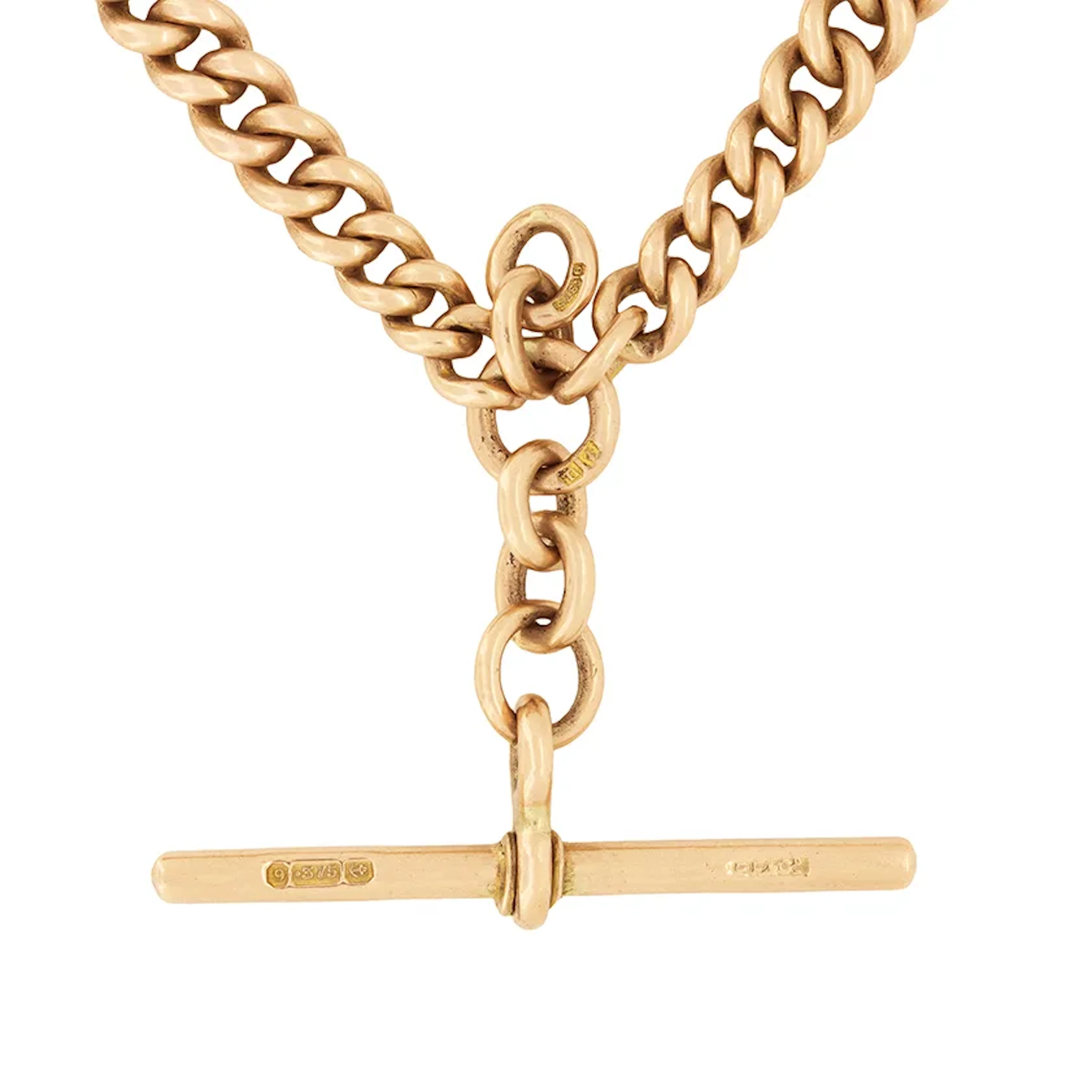 Antique 9ct Albert Chain, c.1919