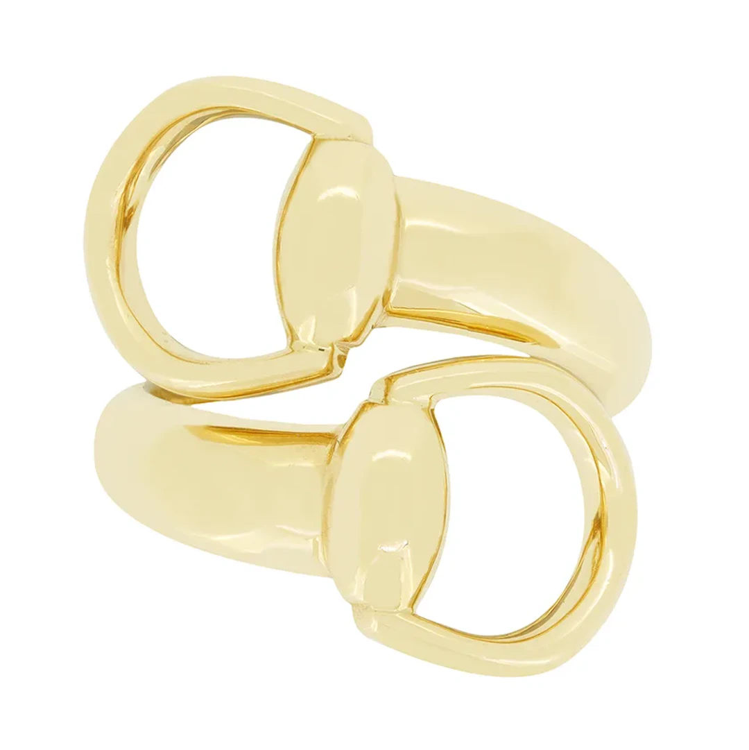 Gucci Horsebit Contrairie Ring