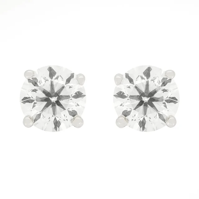 Contemporary 3.00ct Diamond Stud Earrings