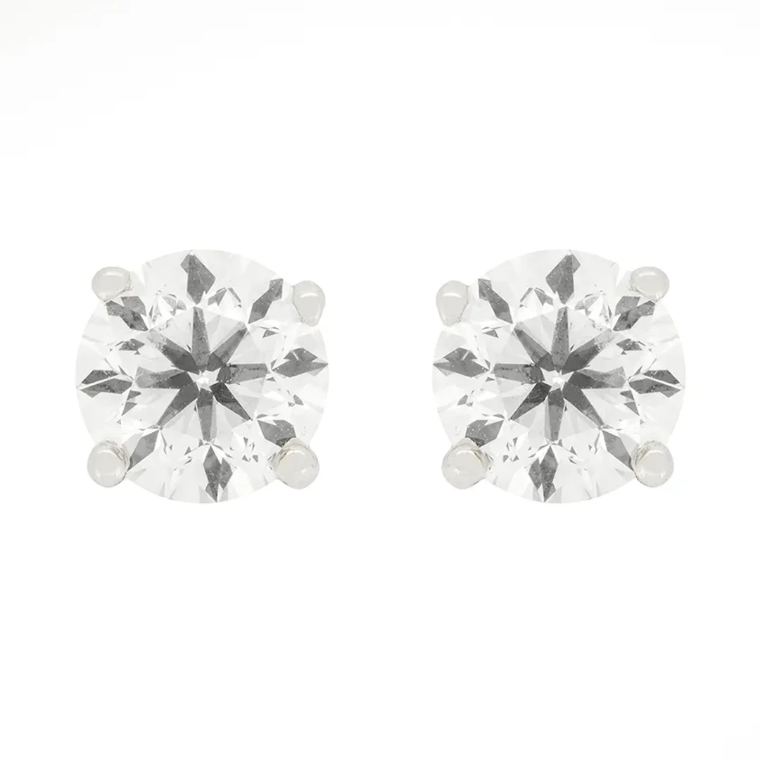 Contemporary 3.00ct Diamond Stud Earrings