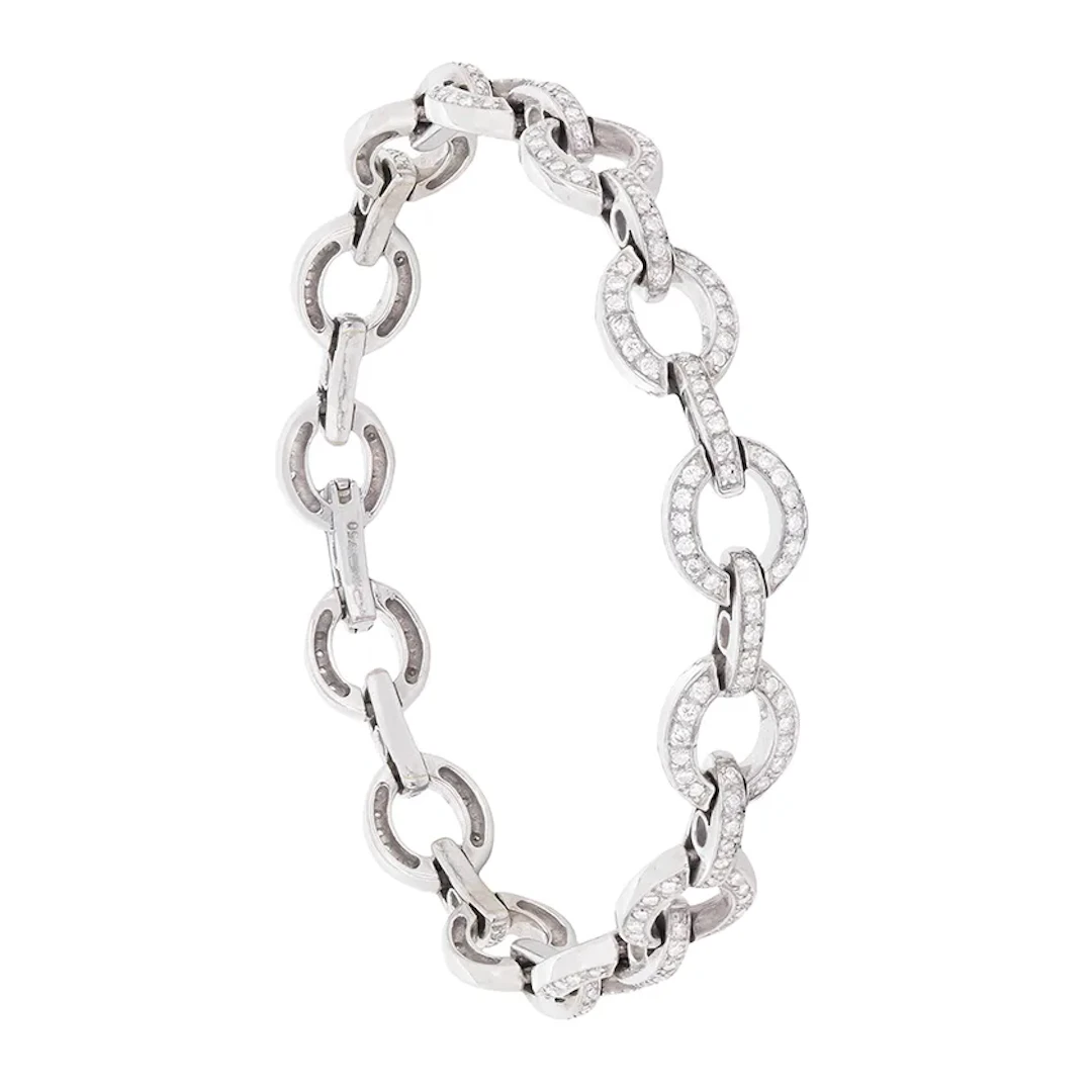 2.60 Carat Round Brilliant Diamond Bracelet