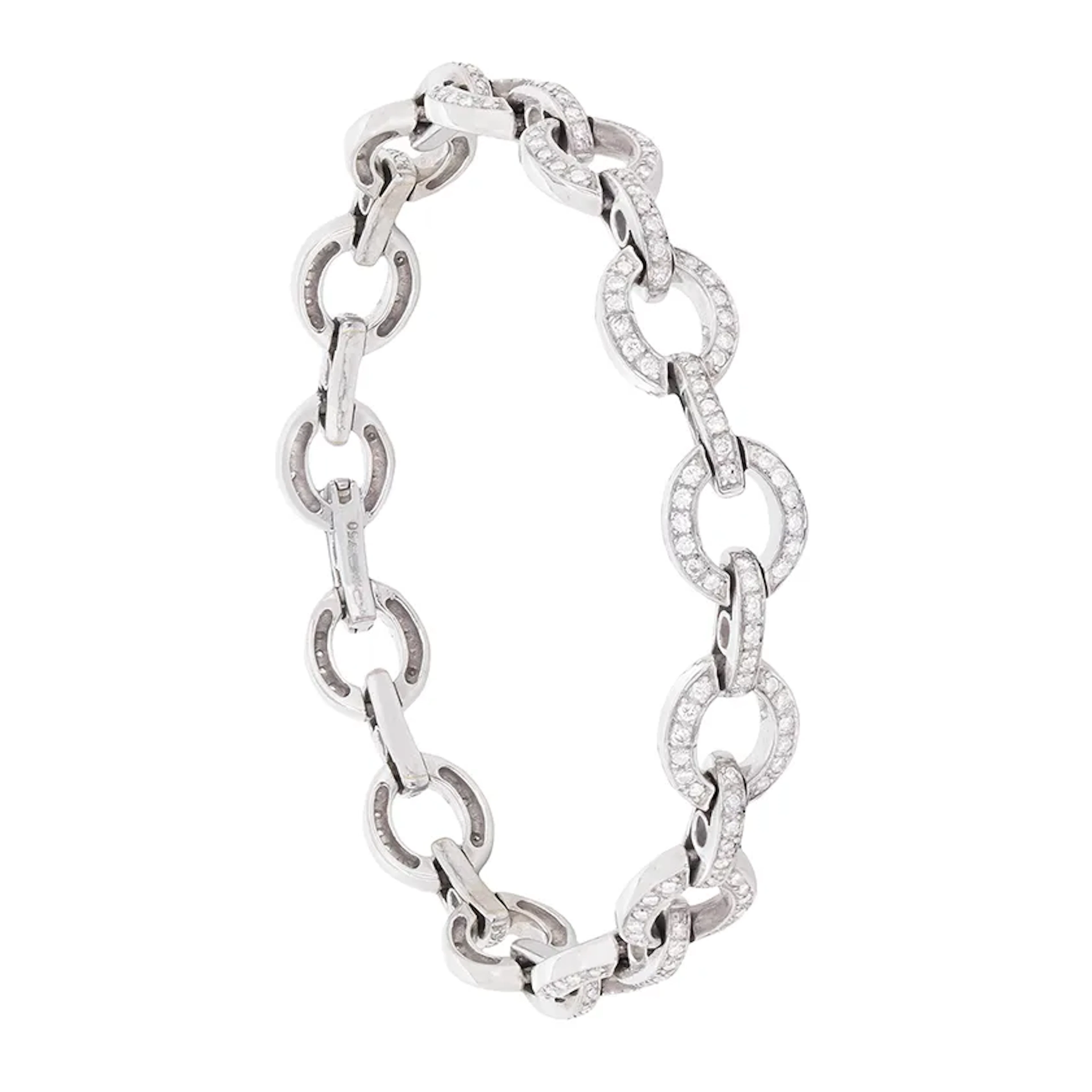 2.60 Carat Round Brilliant Diamond Bracelet