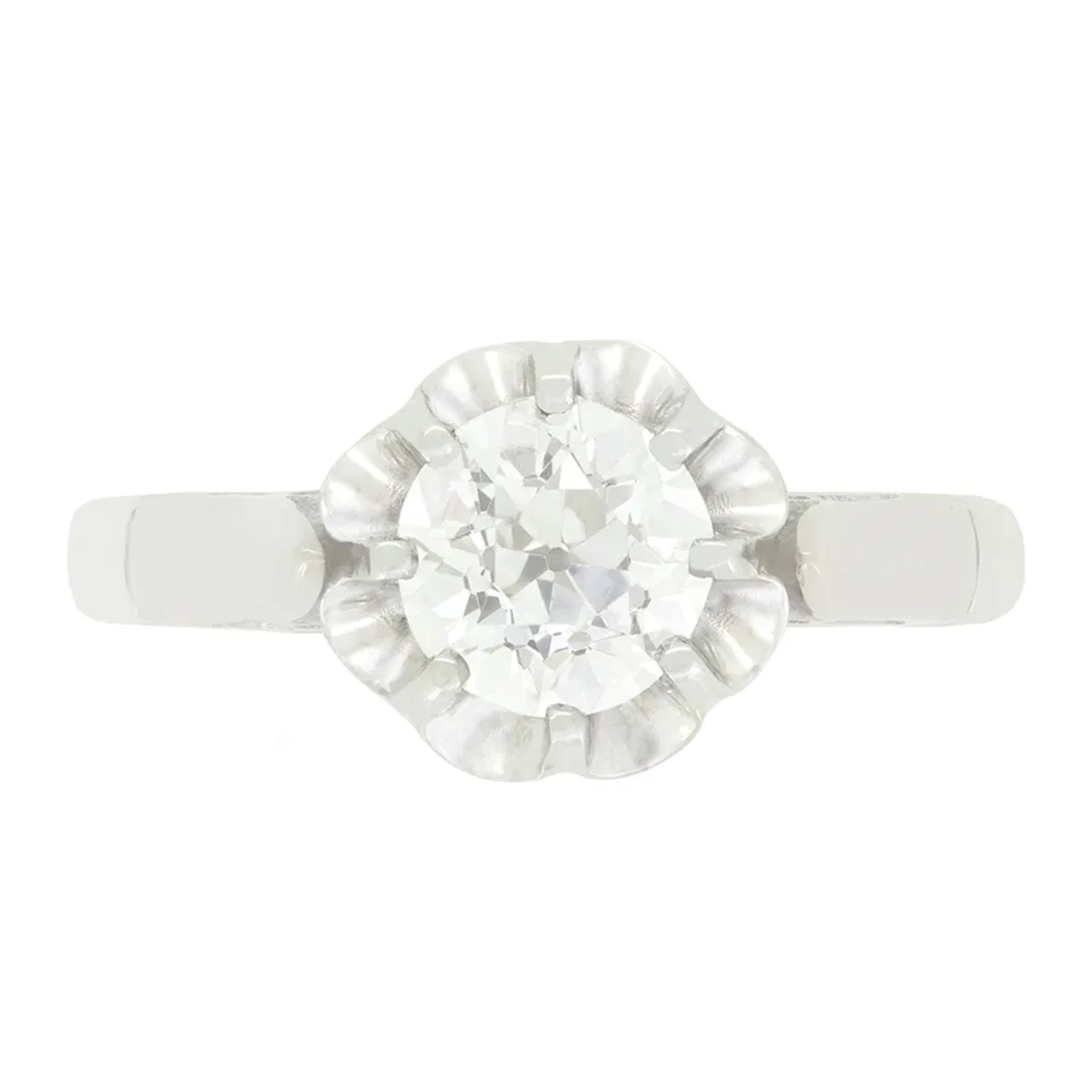 Art Deco 1.02ct Diamond Solitaire Ring, c.1920s