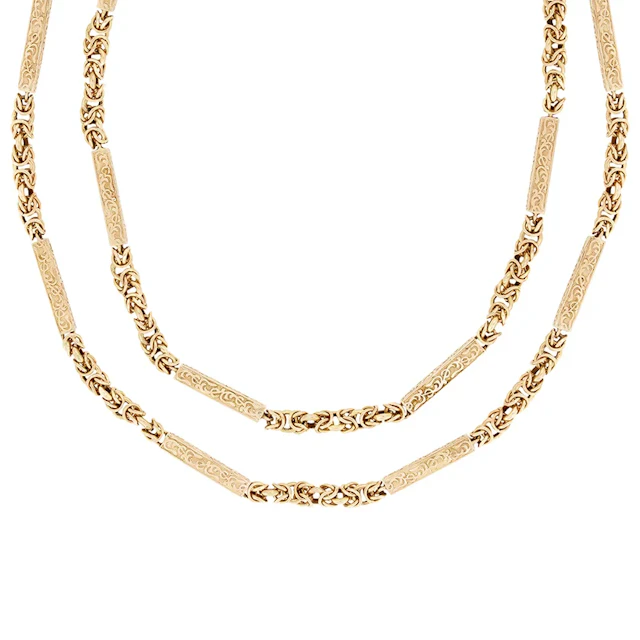 Vintage Guard Chain Necklace, c.1970s