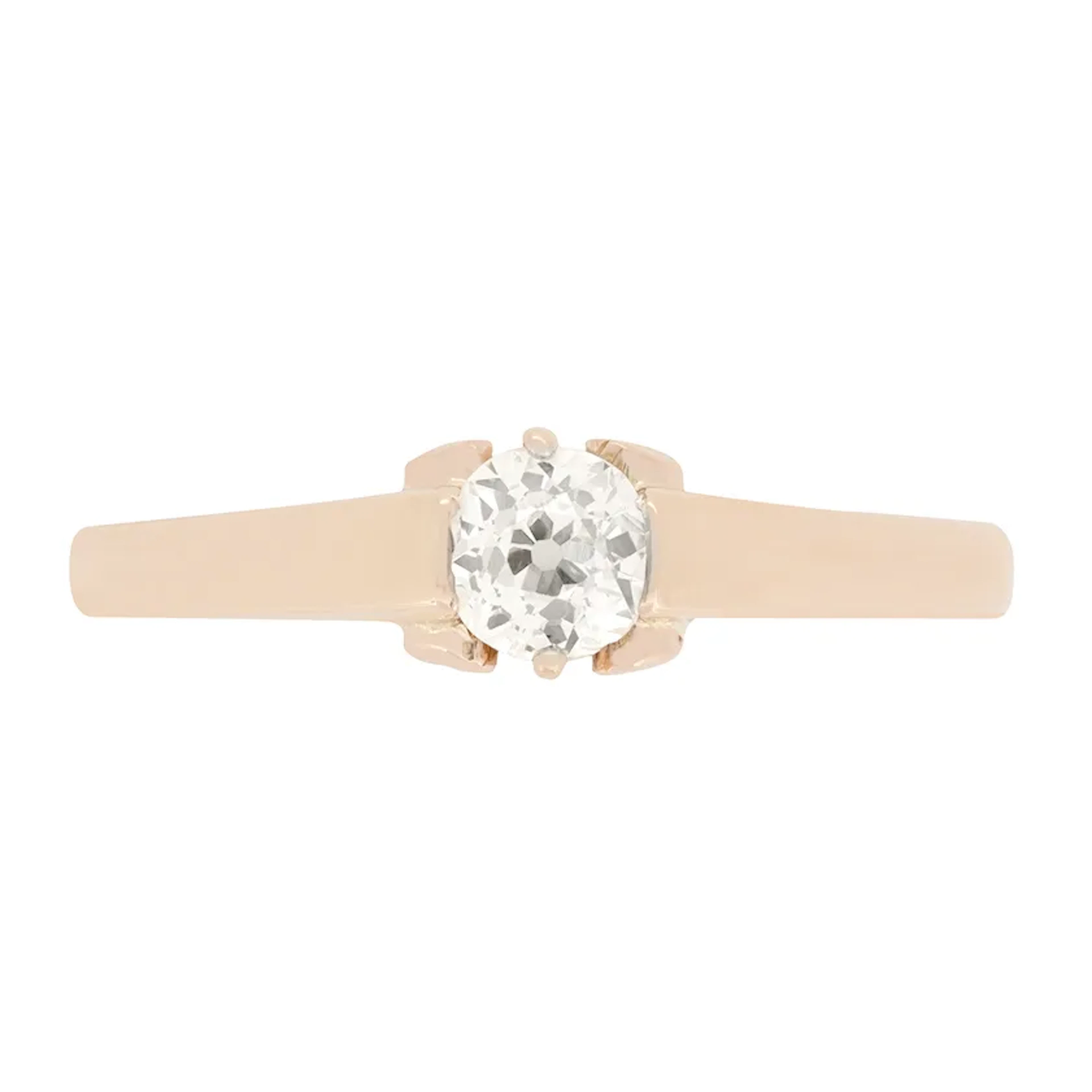 Victorian 0.30ct Diamond Solitaire Ring, c.1880s