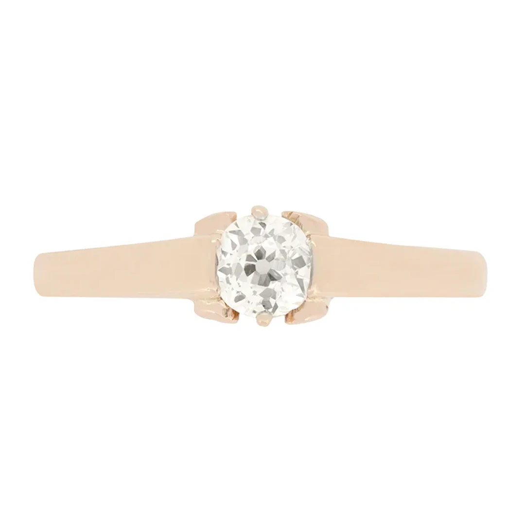 Victorian 0.30ct Diamond Solitaire Ring, c.1880s