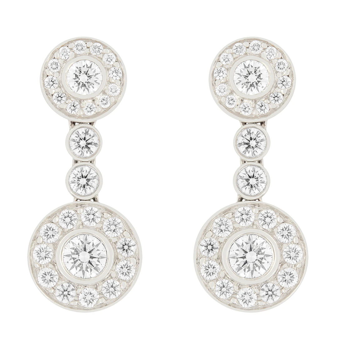 Tiffany & Co. Circlet Diamond Drop Earrings