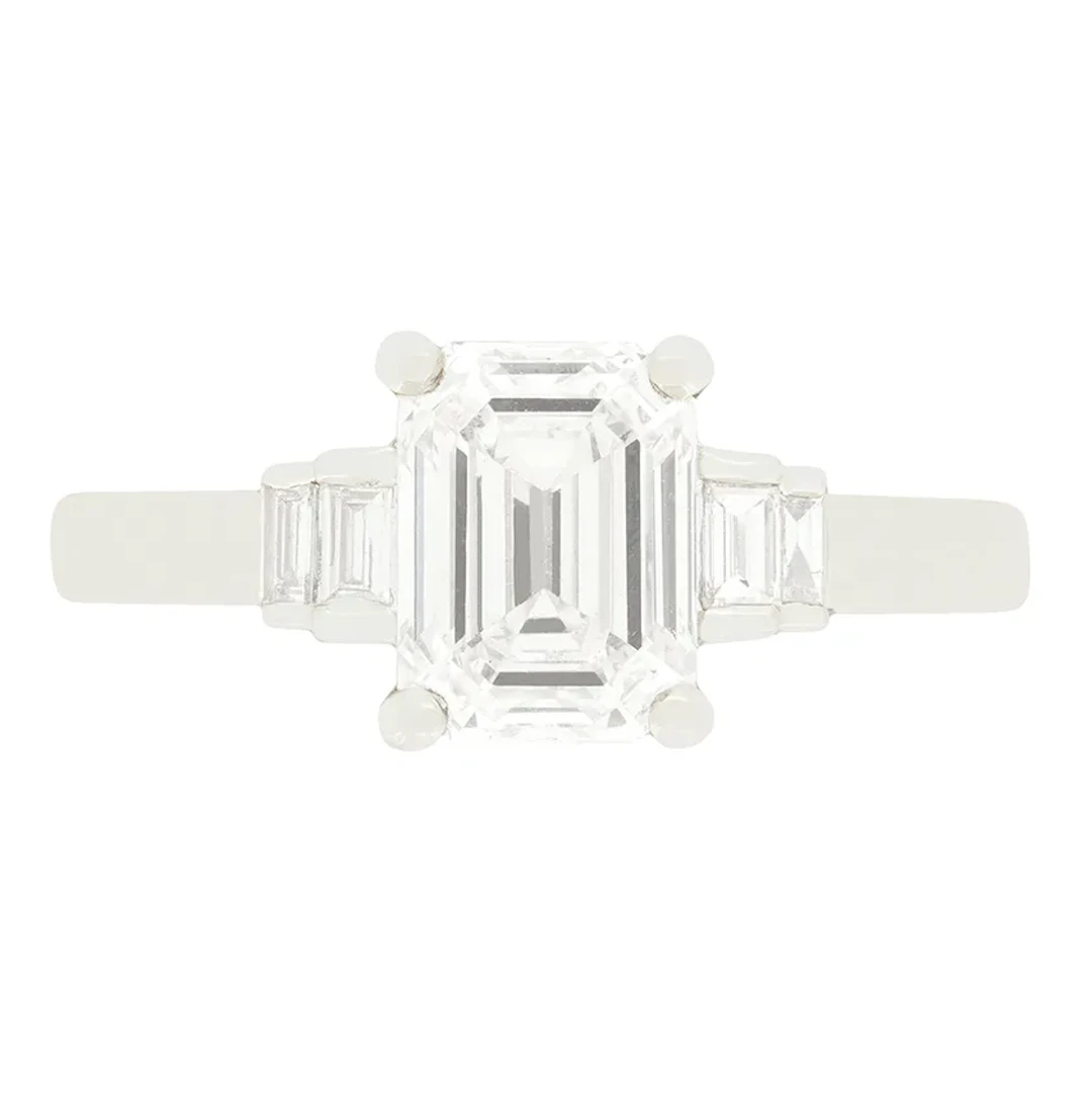 Vintage 1.52ct Diamond Solitaire Ring, c.1940s