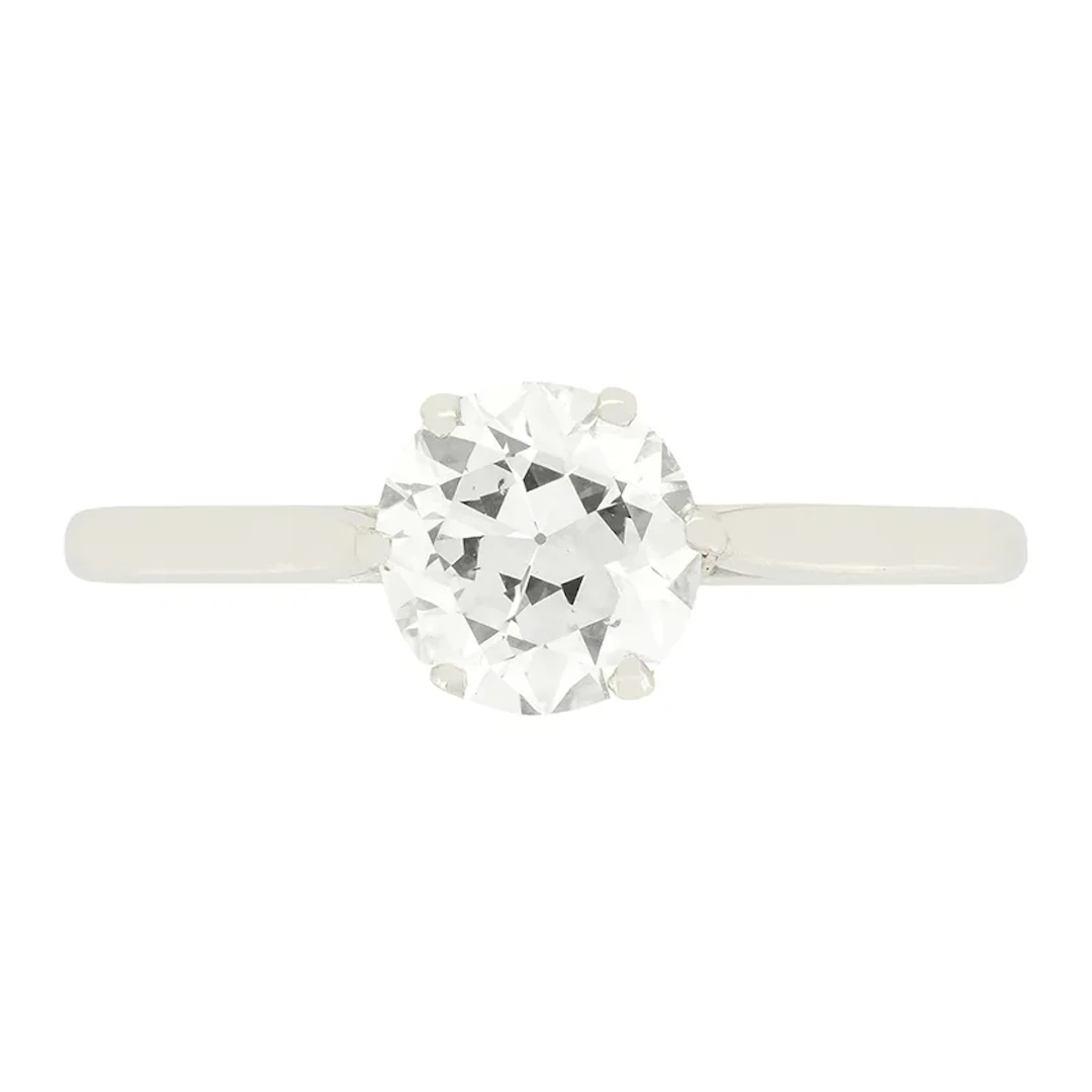 Art Deco 0.70ct Diamond Solitaire, c.1920s