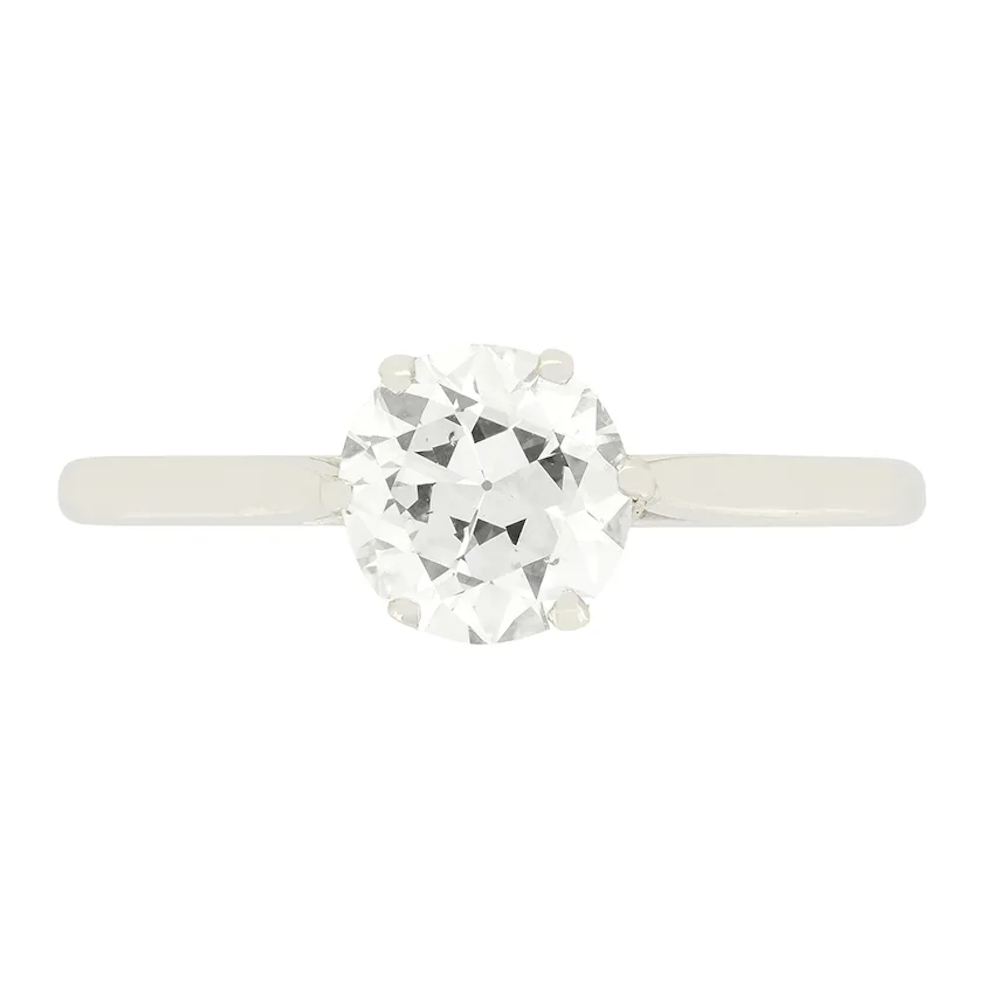 Art Deco 0.70ct Diamond Solitaire, c.1920s