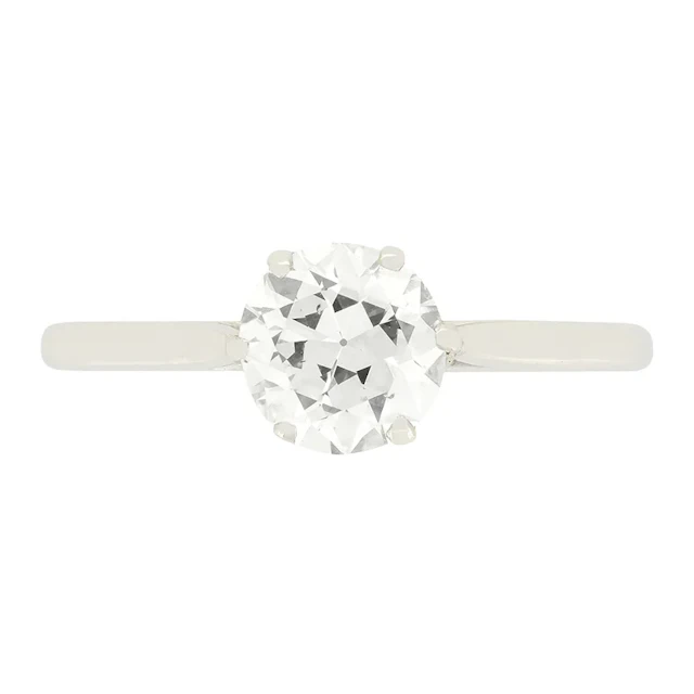 Art Deco 0.70ct Diamond Solitaire, c.1920s